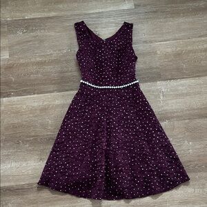 Speechless Burgundy Midi Dress with